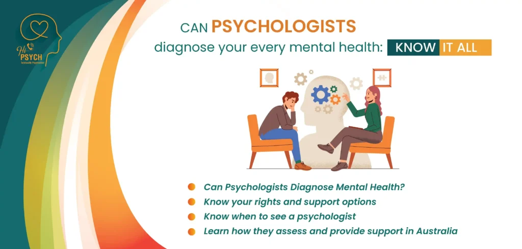 can a psychologists diagnose